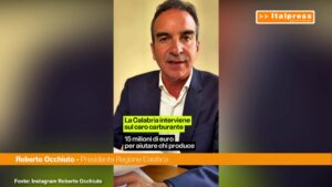 Calabria, Occhiuto “Dalla Regione 15 milioni contro il caro carburanti”