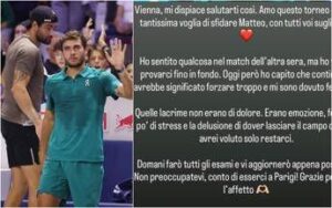 Vienna Open – Derby a Berrettini, Cobolli in lacrime: Finals a rischio?