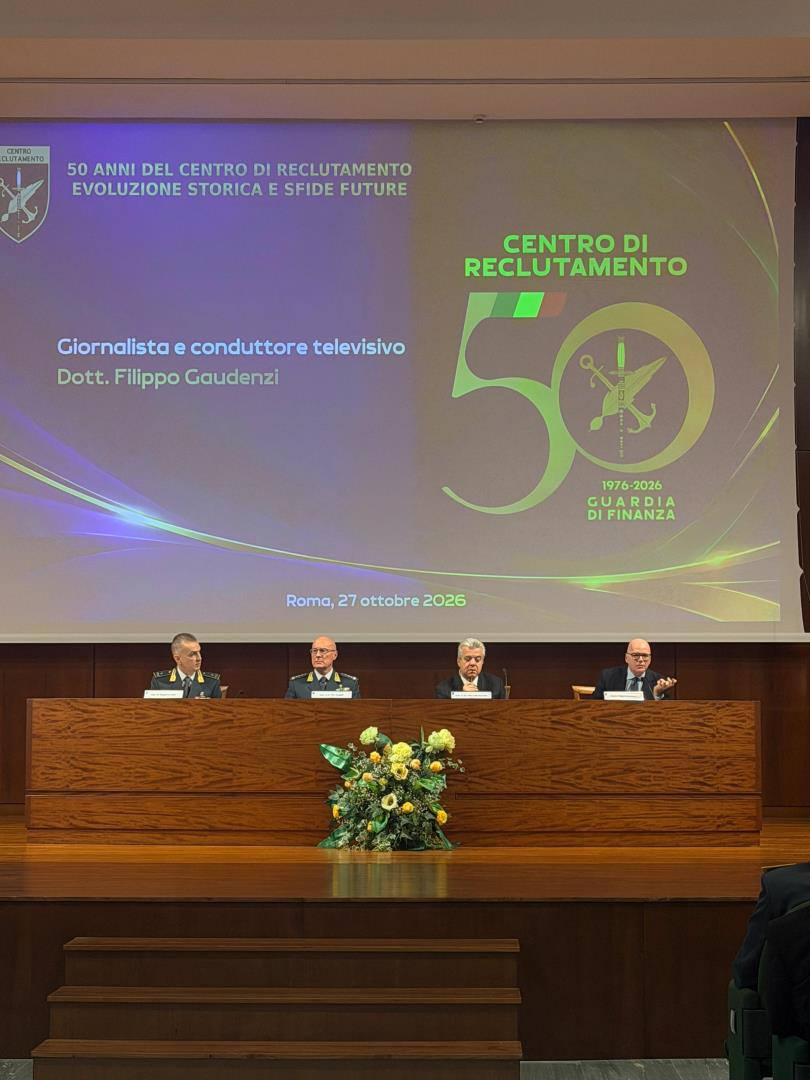 “50 anni del Centro di Reclutamento: evoluzione storica e sfide future”, al Comando generale il convegno della Finanza
